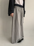 Wilke Cut Banding Long Skirt