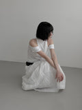 Lea Scarf Halter Off-Tee