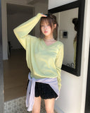 Moen Summer Linen V-Neck Knit