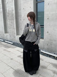 I Love Stripe Hood Zip-Up