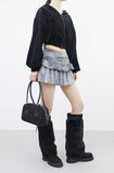 Letia Velvet Tiered Skirt