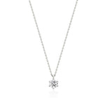 Essence Lab Diamond Solitaire Pendant Necklace 0.3ct