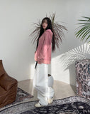 Sehen Curved Wide Cotton Pants
