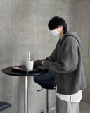 Noah Hooded Knit Zip up