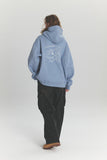 Cloud Cat Embroidered Hoodie