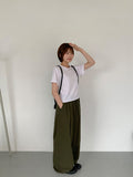 [unisex] U-Tance Summer Banding Balloon Wide Pants
