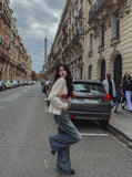 Benny loose wide denim pants