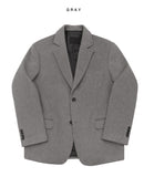 Knob Wool Two-Button Jacket