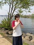 [BAONHAUS] Marcel Raglan Color Matching Short Sleeve Tee