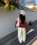 Fogle Half Moon Fur Cross Shoulder Bag