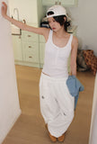BUTTON GOLGI SLEEVELESS