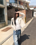 Bellen Button Tweed Jacket