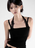Nubel Lace Halter Tube Top