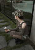 Stiff Leopard Skirt
