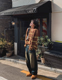 Link double back pocket denim pants