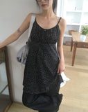 [MADE] Handel Ribbon Strap Dot Layered Mini One Piece