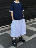 Plain Over Soccer Collar Tee