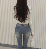 Rib Crop Soft Slim Fit Cardigan