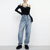 [NONCODE] Lamir Strap Off T-shirt