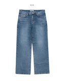 Moin semi-wide denim pants