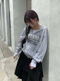 Corti 95 Lettering Loose Fit Hood Zip-Up