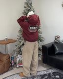 Verus Vintage Quilted Hooded Jumper