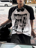Dominic Color Matching Raglan Short Sleeve Tee