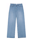 Sion Light Blue Semi-Wide Denim Pants