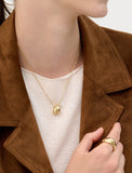 Plump Twist Silver Necklace