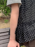 Manguetto Dot Bustier Sleeveless Blouse