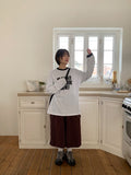 [unisex] Lima Lettering Over Long Sleeve Tee