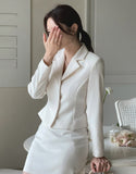 Ariel Tailored Collar Short Jacket