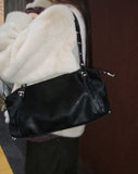 Sea Eyelet Leather Shoulder Bag