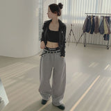 Leather Matte Silver Buckle Belt