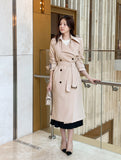 Azel Double Long Trench Coat