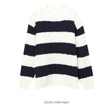 Park cable stripe knit