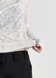 Heb lace turtleneck sleeves