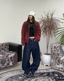 Raz Patch Nylon Check Jacket