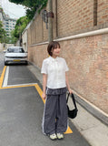 Peng Summer Seersucker Stripe Short Sleeve Shirt