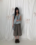 Meili Frill Short Sleeve Blouse
