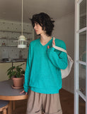 Boring Summer V-neck Knit