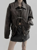 Luke Leather Duffel Blouson