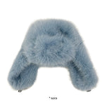 MINK FUR EARFLAP HAT