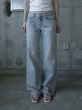 Rose Low Straight Denim