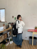 Limi denim long skirt