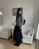 Erin Layered Flare Long Skirt