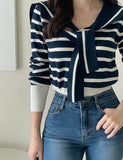 Pony Sailor Stripe Knit