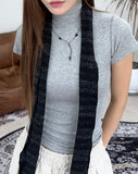 Hiren ribbed turtleneck short-sleeved T-shirt