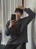 Ride Print Over Knit Tee