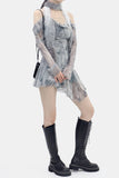 Marena mini knit muffler